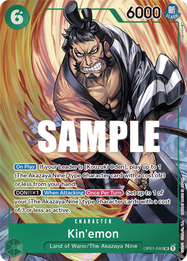 Kin'emon (Parallel) OP01-040_p1 One Piece TCG