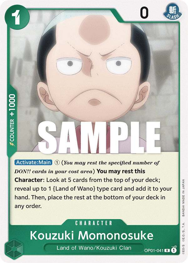 Kouzuki Momonosuke OP01-041 One Piece TCG