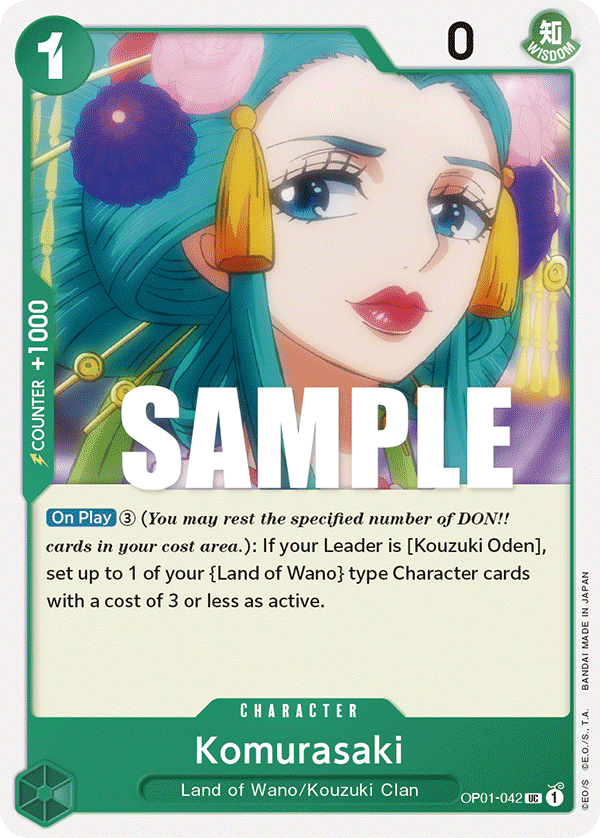 Komurasaki OP01-042 One Piece TCG