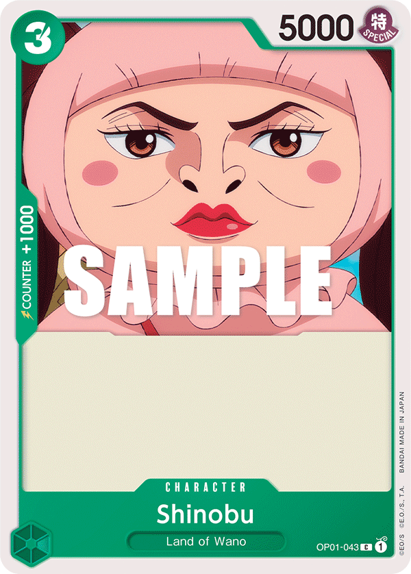 Shinobu OP01-043 One Piece TCG
