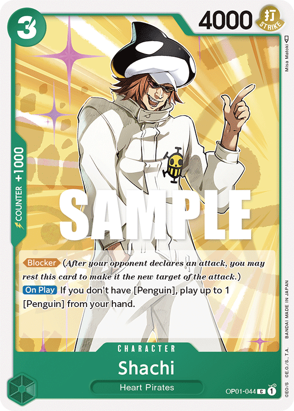 Shachi OP01-044 One Piece TCG