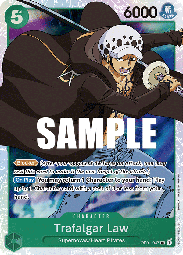Trafalgar Law (047) OP01-047 One Piece TCG