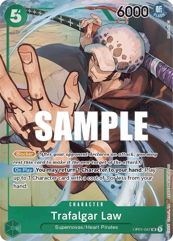 Trafalgar Law (047) (Parallel) OP01-047_p1 One Piece TCG