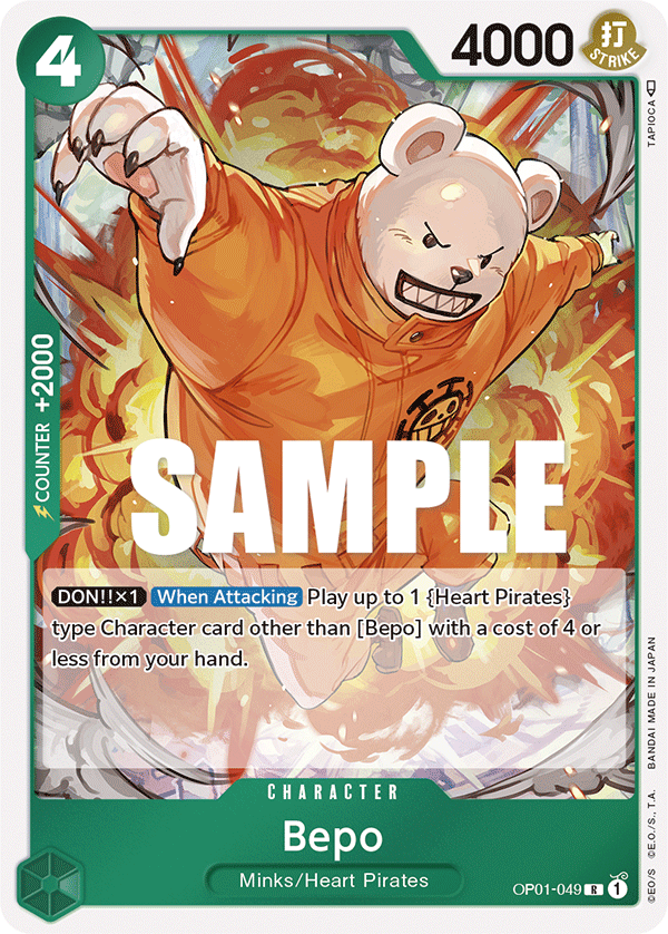 Bepo OP01-049 One Piece TCG