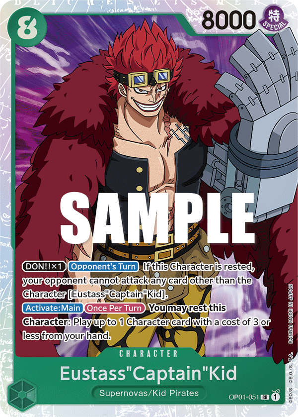 Eustass"Captain"Kid OP01-051 One Piece TCG