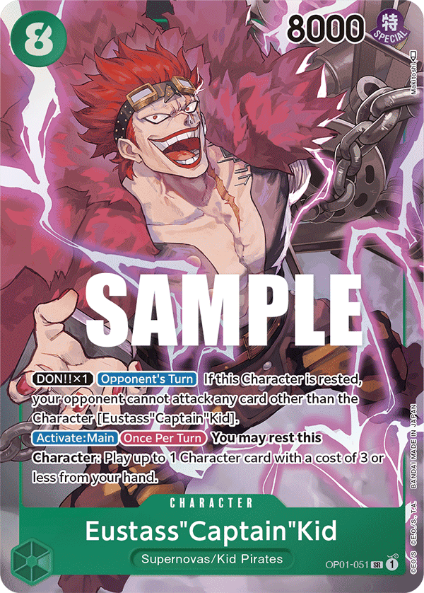 Eustass"Captain"Kid (Parallel) OP01-051_p1 One Piece TCG