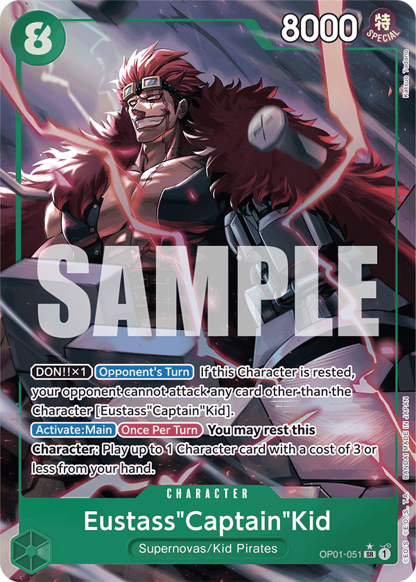 Eustass"Captain"Kid (OP01-051) (Alternate Art) OP01-051_p4 One Piece TCG
