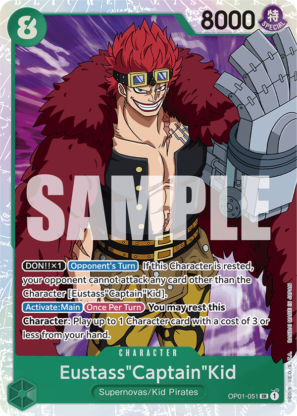 Eustass"Captain"Kid OP01-051_r1 One Piece TCG