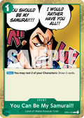 You Can Be My Samurai!! (Pirate Foil) OP01-055_p1 One Piece TCG