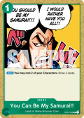 You Can Be My Samurai!! (Reprint) OP01-055_r1 One Piece TCG
