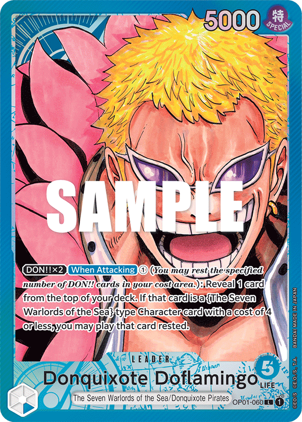Donquixote Doflamingo (060) (Parallel) OP01-060_p1 One Piece TCG