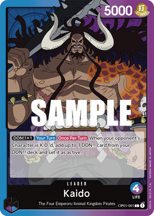 Kaido (061) OP01-061 One Piece TCG