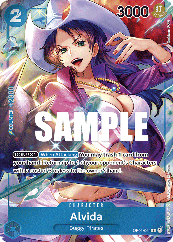 Alvida (Box Topper) OP01-064_p1 One Piece TCG