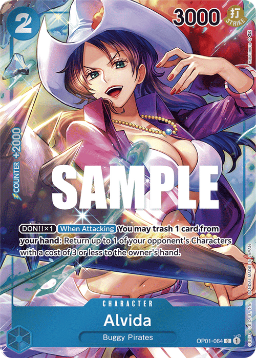 Alvida (Box Topper) OP01-064_p1 One Piece TCG