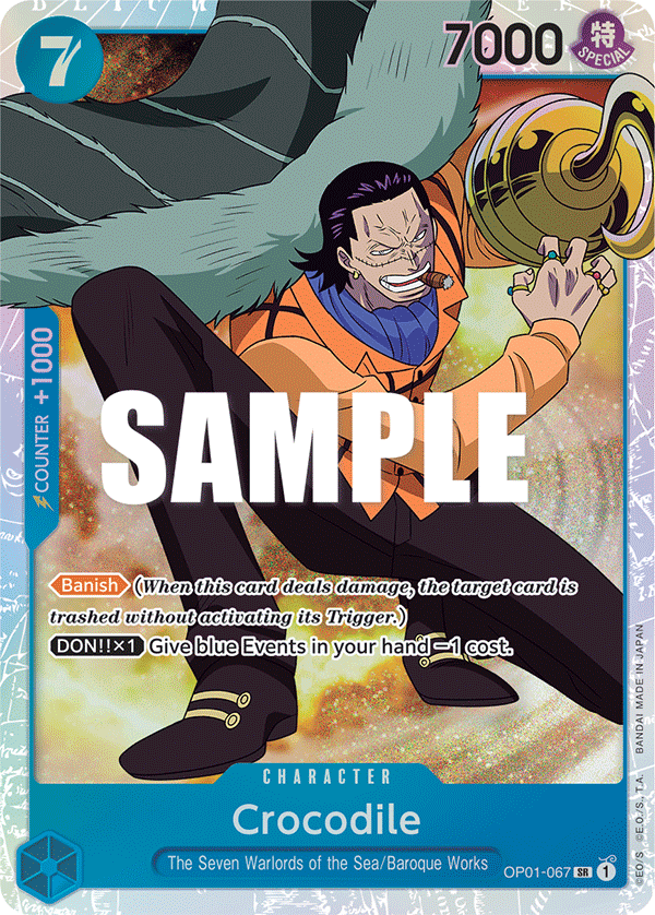 Crocodile (067) OP01-067 One Piece TCG