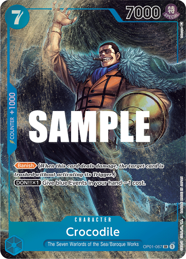 Crocodile (067) (Parallel) OP01-067_p1 One Piece TCG