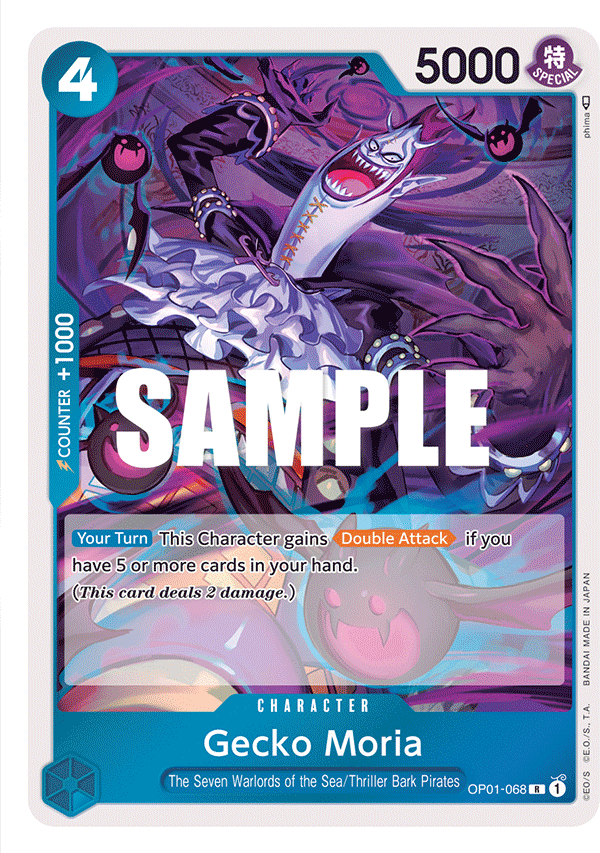 Gecko Moria OP01-068 One Piece TCG