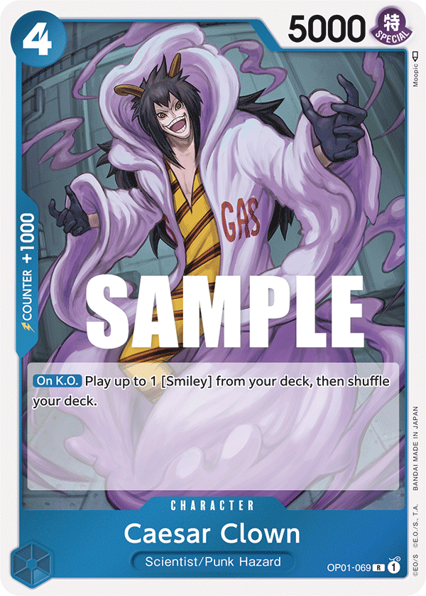 Caesar Clown OP01-069 One Piece TCG