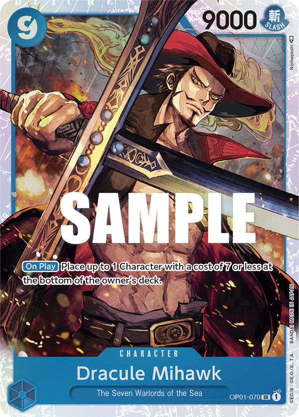 Dracule Mihawk OP01-070 One Piece TCG