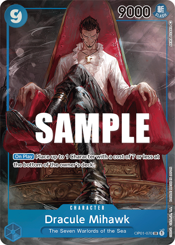 Dracule Mihawk (Parallel) OP01-070_p1 One Piece TCG