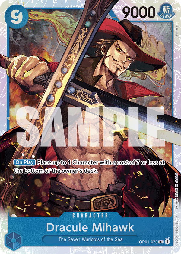 Dracule Mihawk (OP01-070) (Reprint) OP01-070_r1 One Piece TCG