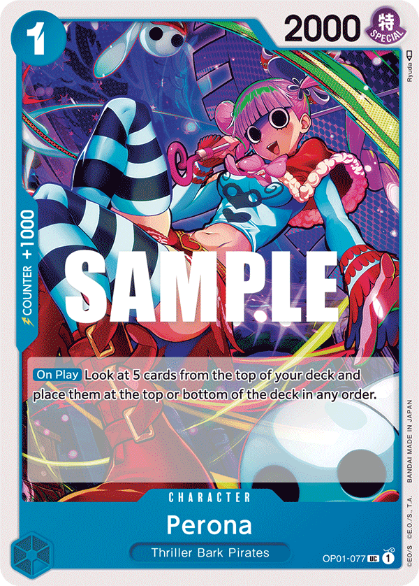 Perona OP01-077 One Piece TCG