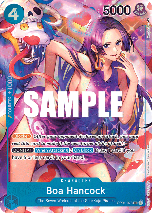 Boa Hancock (Parallel) OP01-078_p1 One Piece TCG