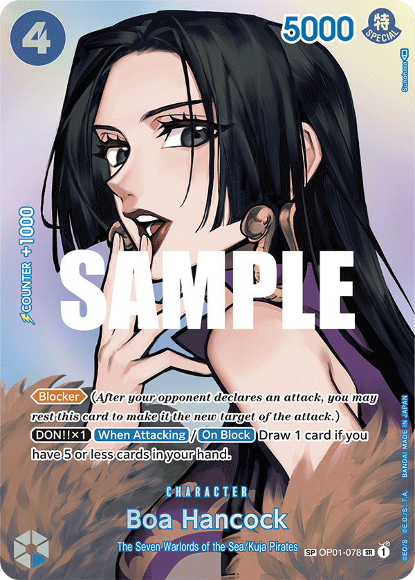 Boa Hancock (SP) OP01-078_p2 One Piece TCG