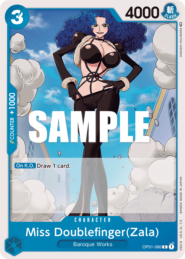 Miss Doublefinger(Zala) OP01-080 One Piece TCG