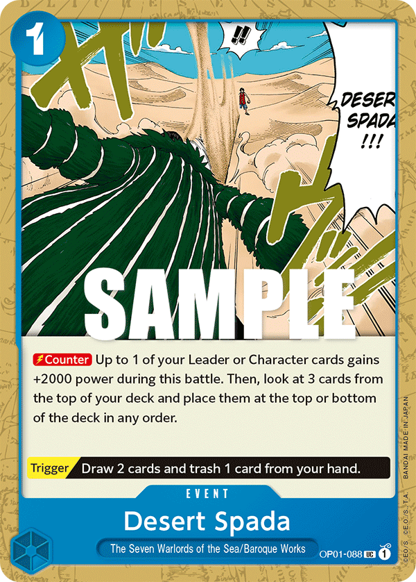 Desert Spada OP01-088 One Piece TCG