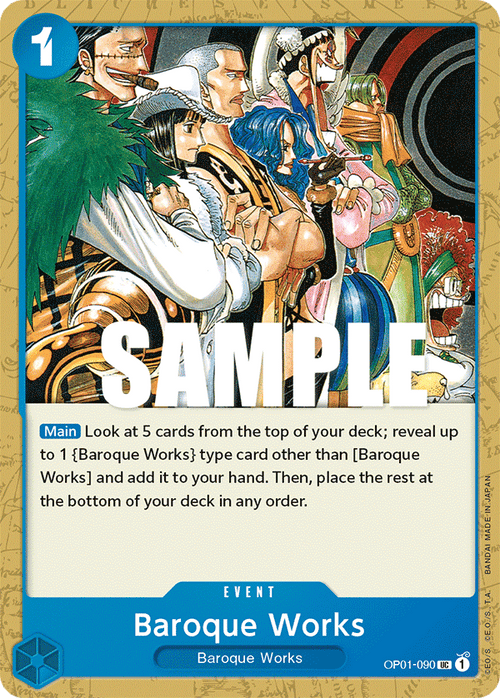 Baroque Works OP01-090 One Piece TCG