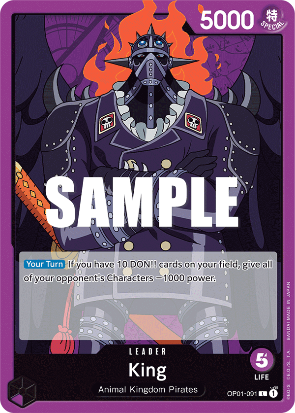 King (091) OP01-091 One Piece TCG