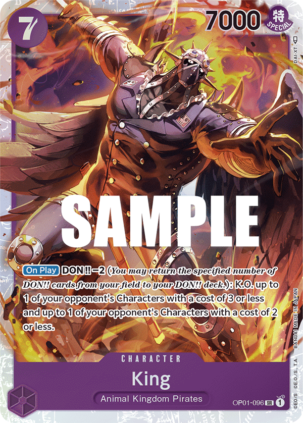 King (096) OP01-096 One Piece TCG