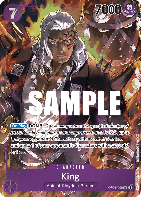 King (096) (Parallel) OP01-096_p1 One Piece TCG