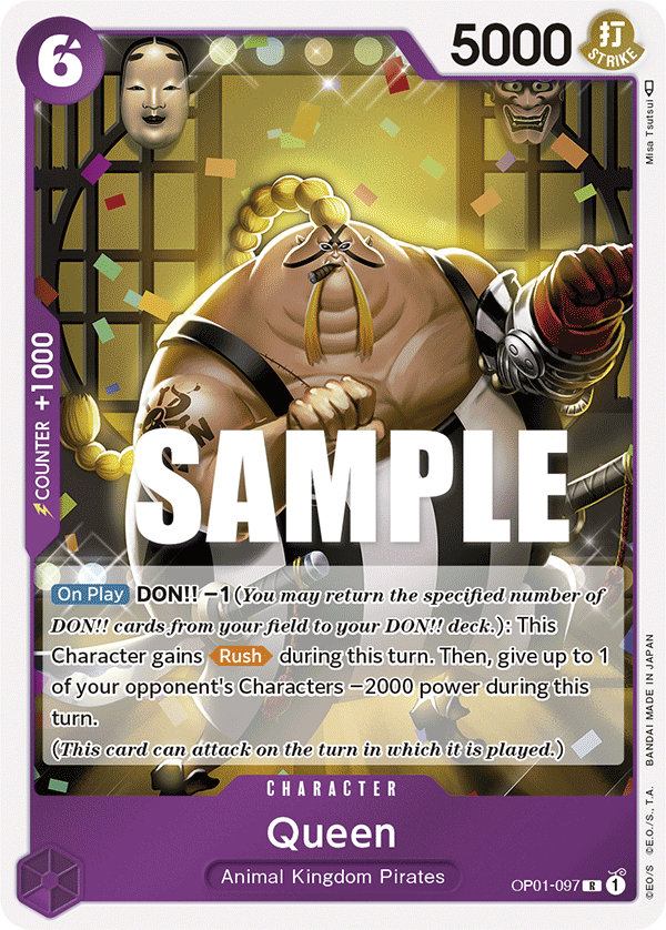 Queen OP01-097 One Piece TCG