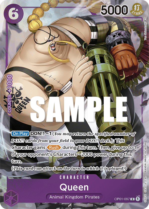 Queen (Parallel) OP01-097_p1 One Piece TCG
