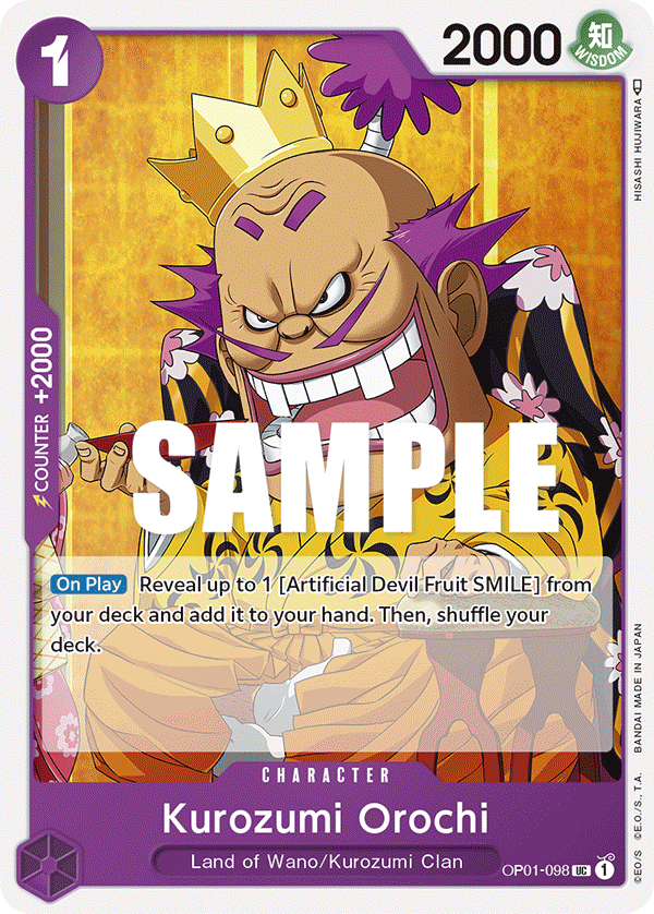 Kurozumi Orochi OP01-098 One Piece TCG