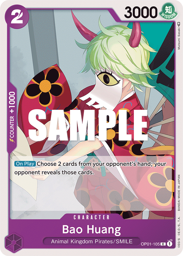 Bao Huang OP01-105 One Piece TCG