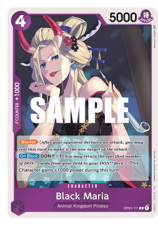 Black Maria OP01-111 One Piece TCG