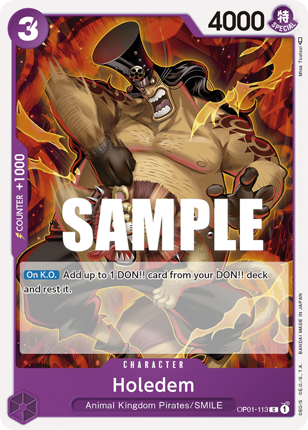 Holedem OP01-113 One Piece TCG