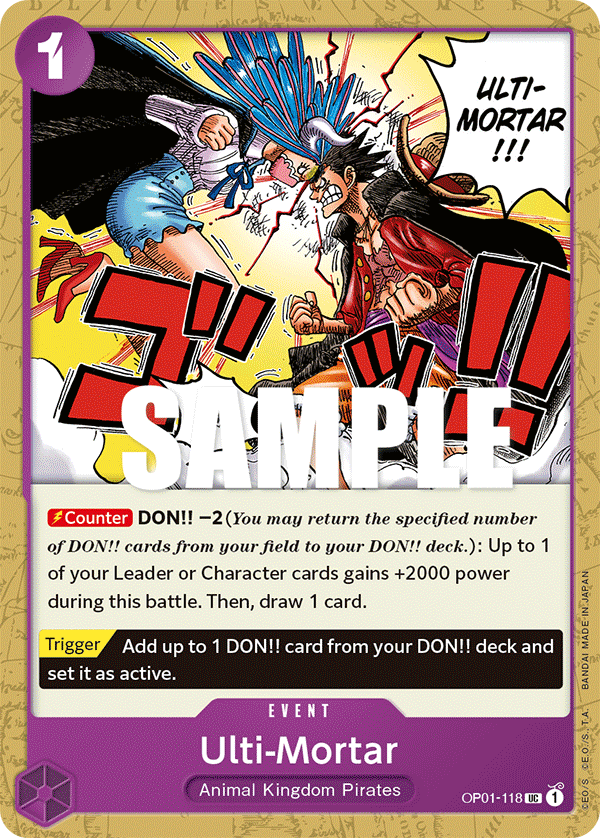 Ulti-Mortar OP01-118 One Piece TCG