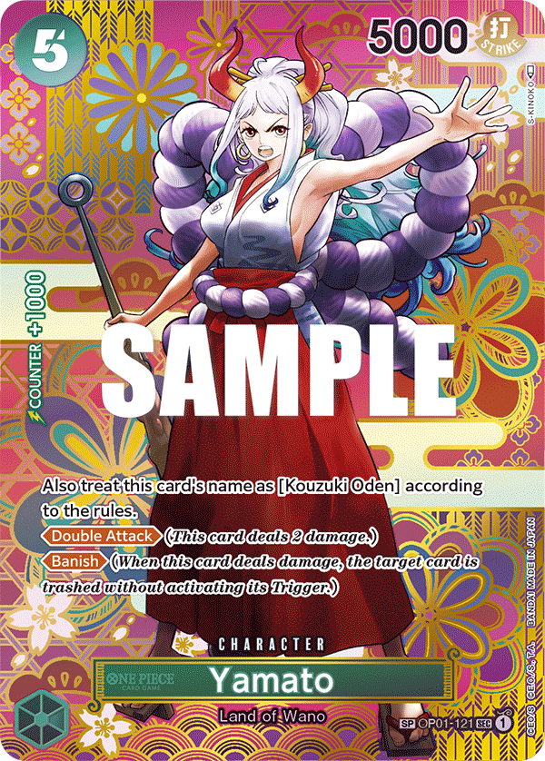 Yamato (SP) OP01-121_p2 One Piece TCG