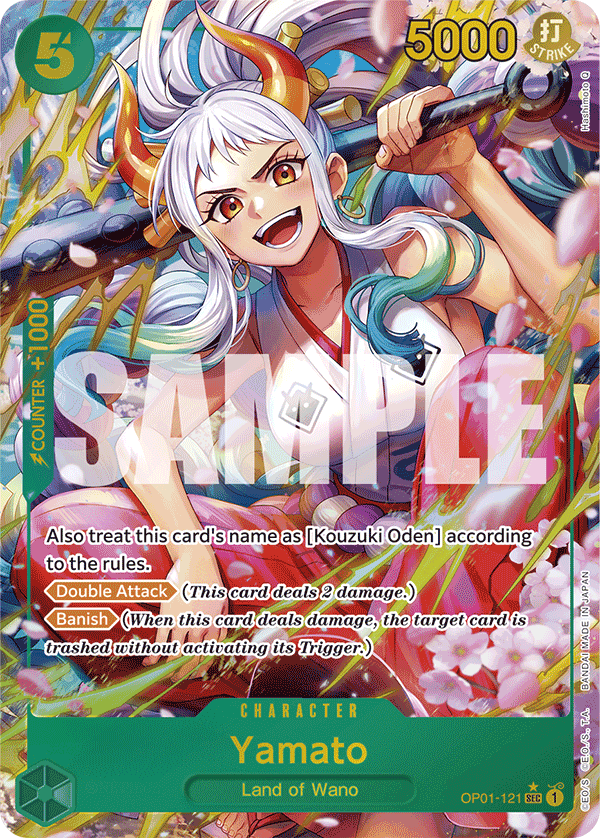 Yamato (OP01-121) (Alternate Art) OP01-121_p4 One Piece TCG