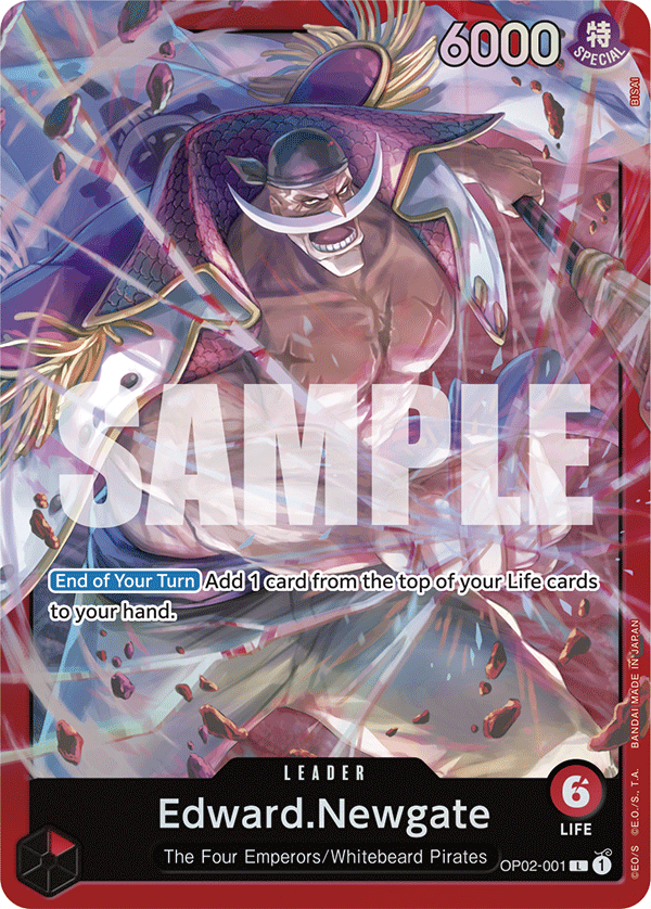 Edward.Newgate (OP02-001) OP02-001_p2 One Piece TCG