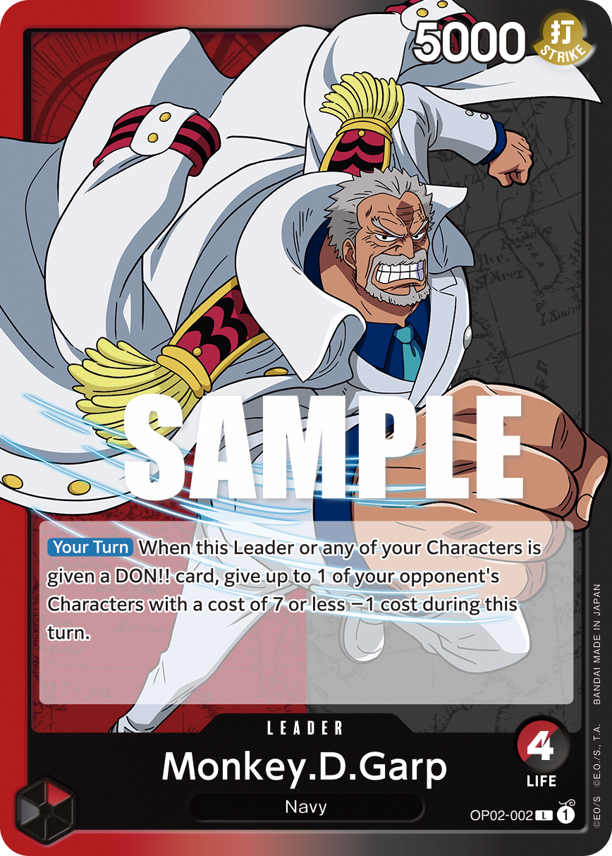 Monkey.D.Garp (002) OP02-002 One Piece TCG