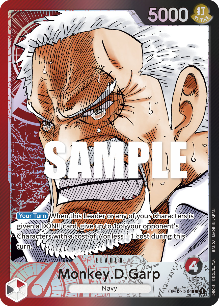 Monkey.D.Garp (002) (Alternate Art) OP02-002_p1 One Piece TCG