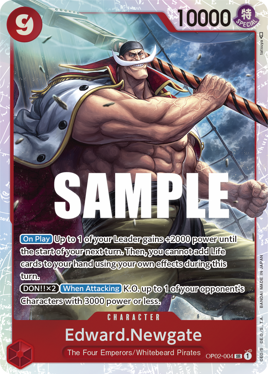 Edward.Newgate (004) OP02-004 One Piece TCG