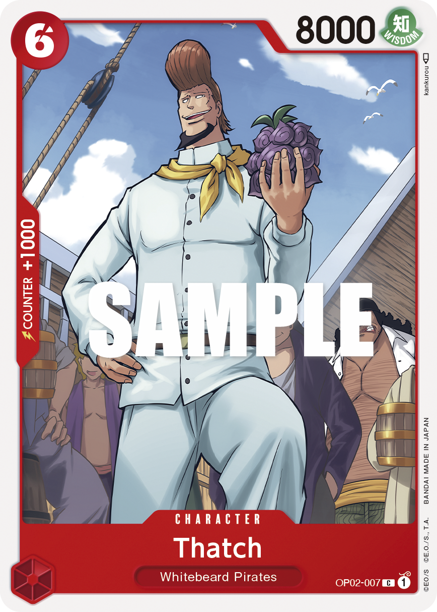 Thatch OP02-007 One Piece TCG