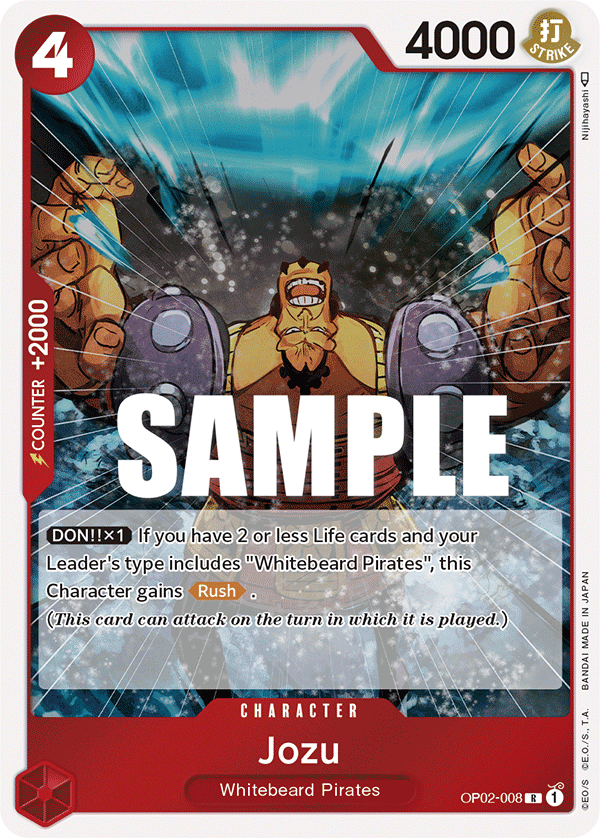 Jozu OP02-008 One Piece TCG