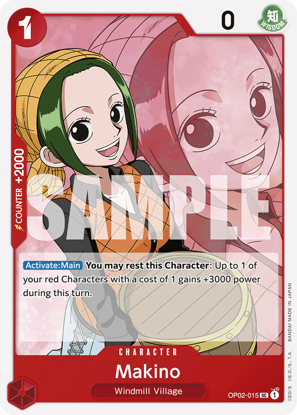 Makino OP02-015_r1 One Piece TCG